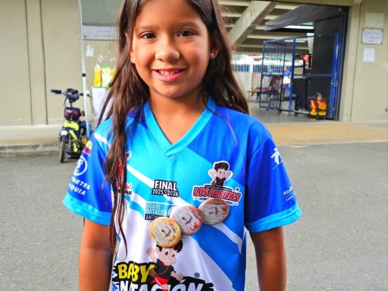 Arroyave, la estrella de la natación en el Baby&nbsp;Natación